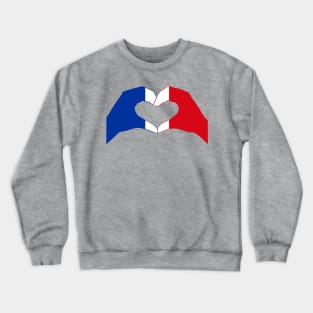 We Heart France Patriot Flag Series Crewneck Sweatshirt